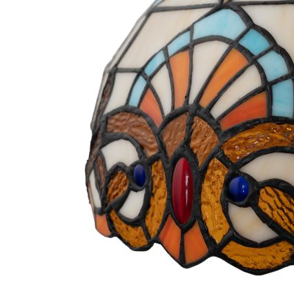 Brilagi - Tiffany vitrāžas galda lampa MIRABELLA 1xE27/60W/230V