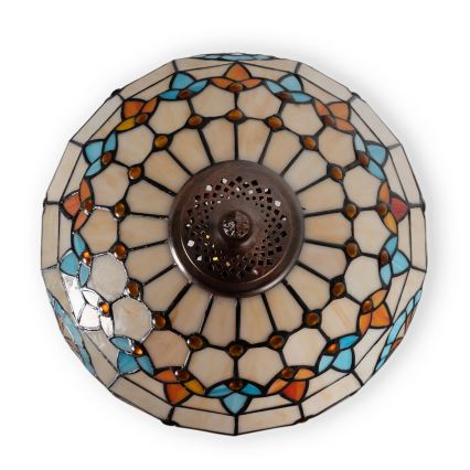 Brilagi - Tiffany vitrāžas galda lampa MIRABELLA 1xE27/60W/230V