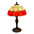 Brilagi - Tiffany vitrāžas galda lampa SIENNA 1xE27/60W/230V
