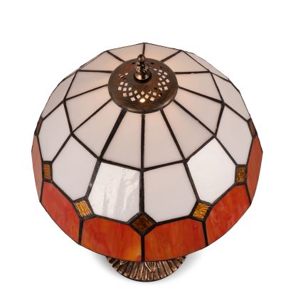 BRILAGI - Tiffany vitrāžas galda lampa SIENNA 1xE27/60W/230V