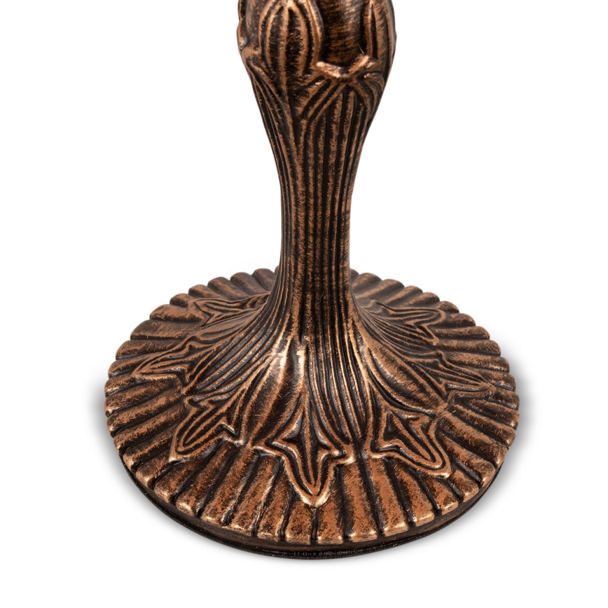BRILAGI - Tiffany vitrāžas galda lampa SIENNA 1xE27/60W/230V
