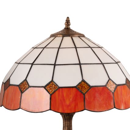 BRILAGI - Tiffany vitrāžas galda lampa SIENNA 2xE27/60W/230V