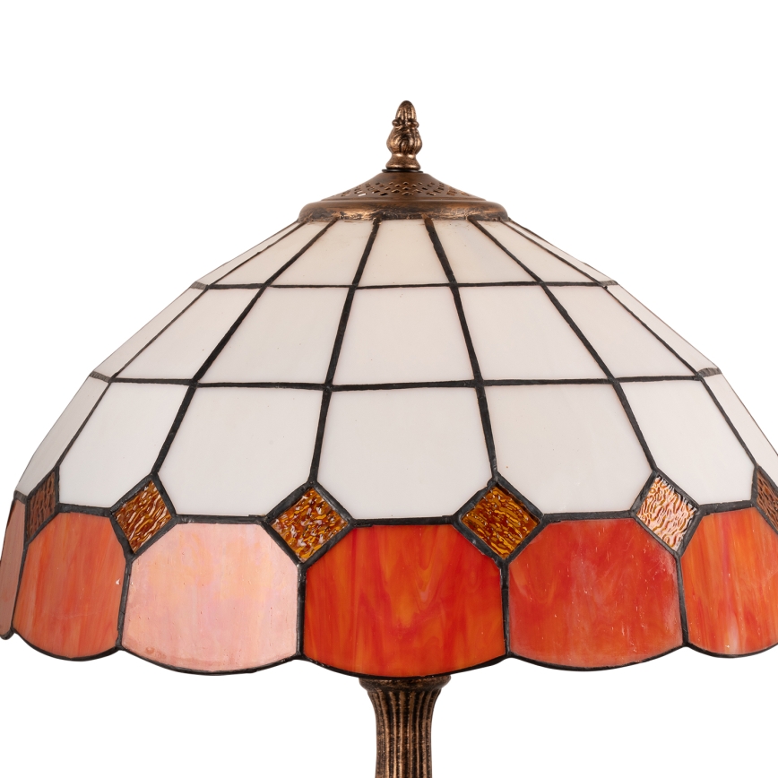 BRILAGI - Tiffany vitrāžas galda lampa SIENNA 2xE27/60W/230V