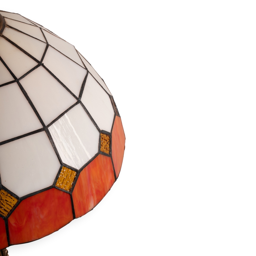 BRILAGI - Tiffany vitrāžas galda lampa SIENNA 2xE27/60W/230V