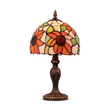 Brilagi - Tiffany vitrāžas galda lampa SUNFLOWER 1xE27/60W/230V