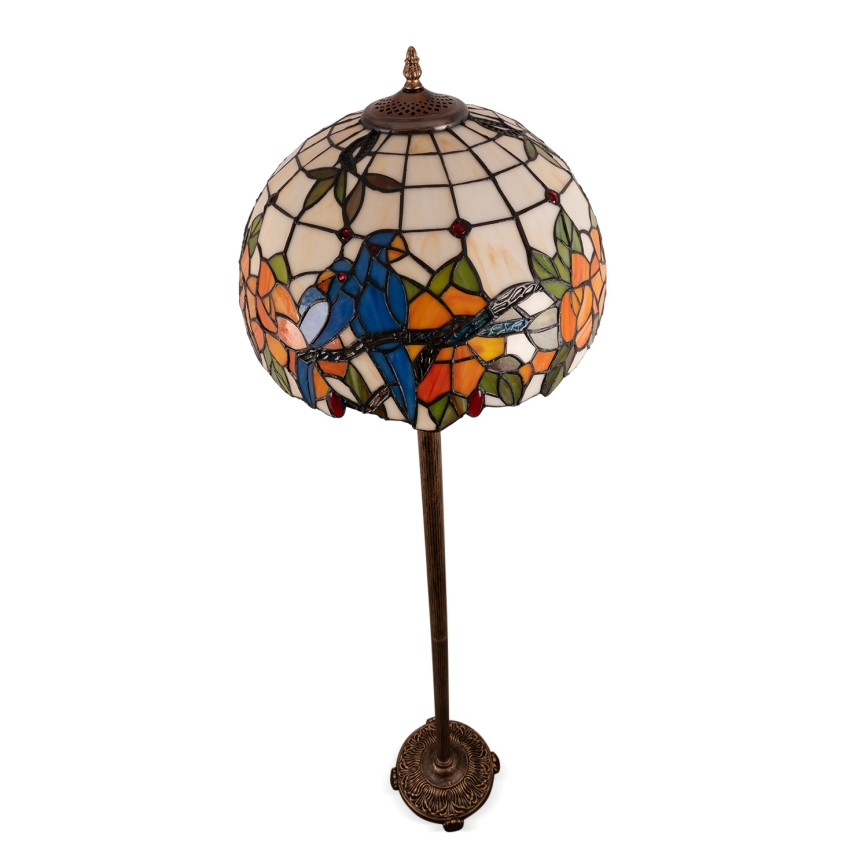 BRILAGI - Tiffany vitrāžas grīdas lampa JUNGLE 2xE27/60W/230V