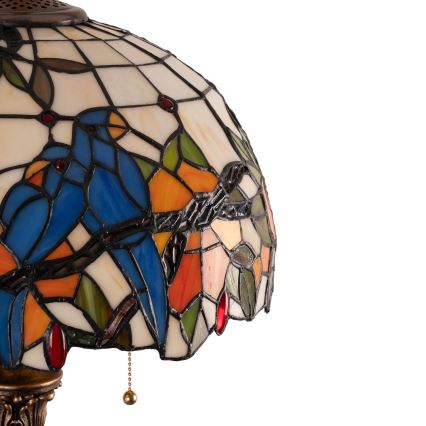 BRILAGI - Tiffany vitrāžas grīdas lampa JUNGLE 2xE27/60W/230V