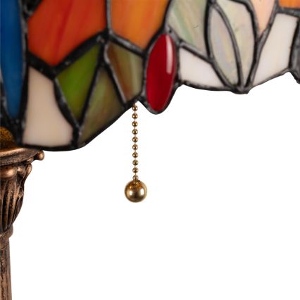 BRILAGI - Tiffany vitrāžas grīdas lampa JUNGLE 2xE27/60W/230V