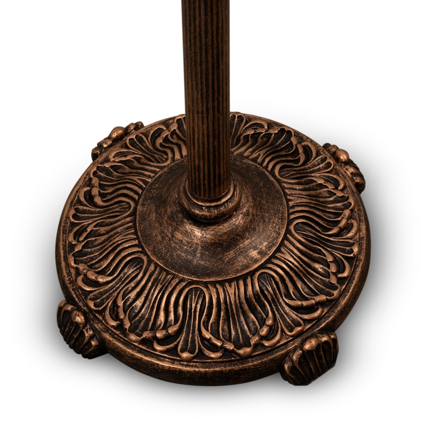 Brilagi - Tiffany vitrāžas grīdas lampa SUNFLOWER 2xE27/60W/230V