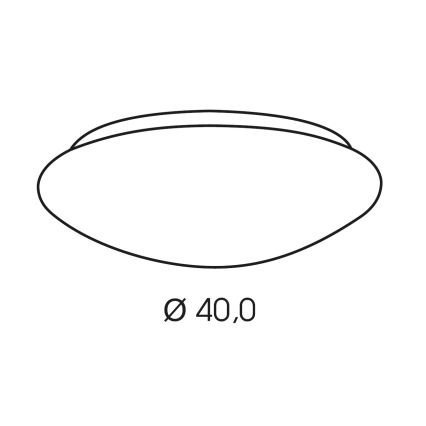 Brilagi - Tiffany vitrāžas griestu gaismeklis FOLIA 2xE27/60W/230V Ø 40 cm