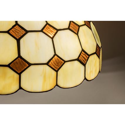 Brilagi - Tiffany vitrāžas lustra uz ķēdes DORAN 2xE27/60W/230V