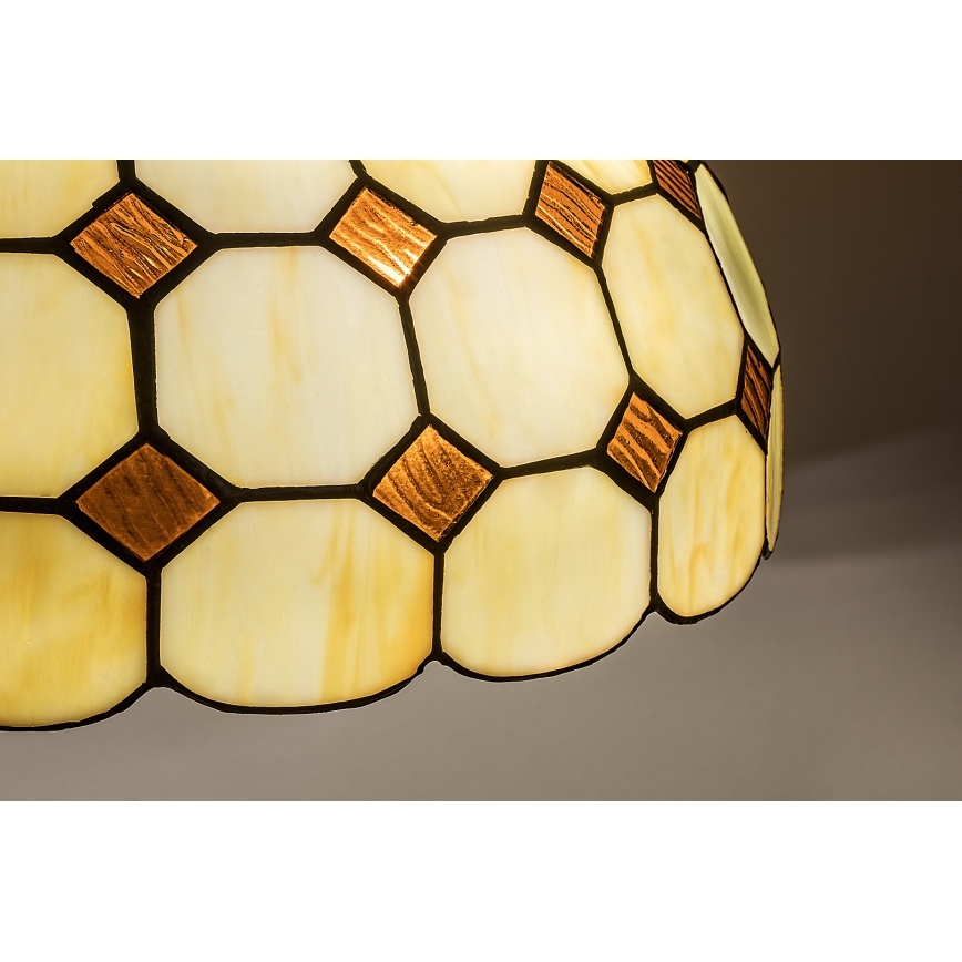 Brilagi - Tiffany vitrāžas lustra uz ķēdes DORAN 2xE27/60W/230V