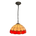 Brilagi - Tiffany vitrāžas lustra uz ķēdes SIENNA 1xE27/60W/230V Ø 40 cm