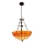 Brilagi - Tiffany vitrāžas lustra uz ķēdes SIENNA 3xE27/60W/230V Ø 50 cm