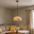 Brilagi - Tiffany vitrāžas lustrs uz ķēdes MIRABELLA 1xE27/60W/230V Ø 40 cm