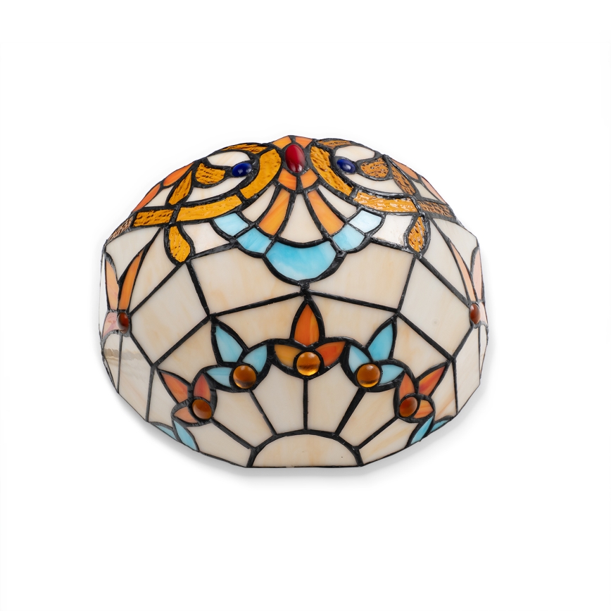 Brilagi - Tiffany vitrāžas sienas gaismeklis MIRABELLA 1xE14/40W/230V