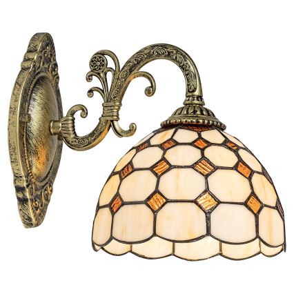 Brilagi - Tiffany vitrāžas sienas lampa DORAN 1xE27/40W/230V