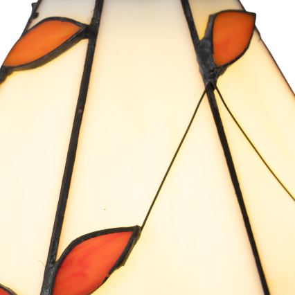 Brilagi - Tiffany vitrāžas sienas lampa FOLIA 1xE14/40W/230V