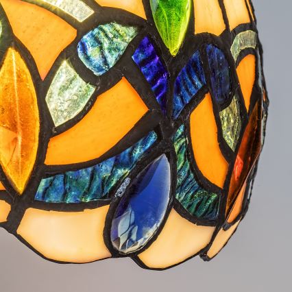 Brilagi - Tiffany vitrāžas sienas lampa LUISA 1xE27/40W/230V