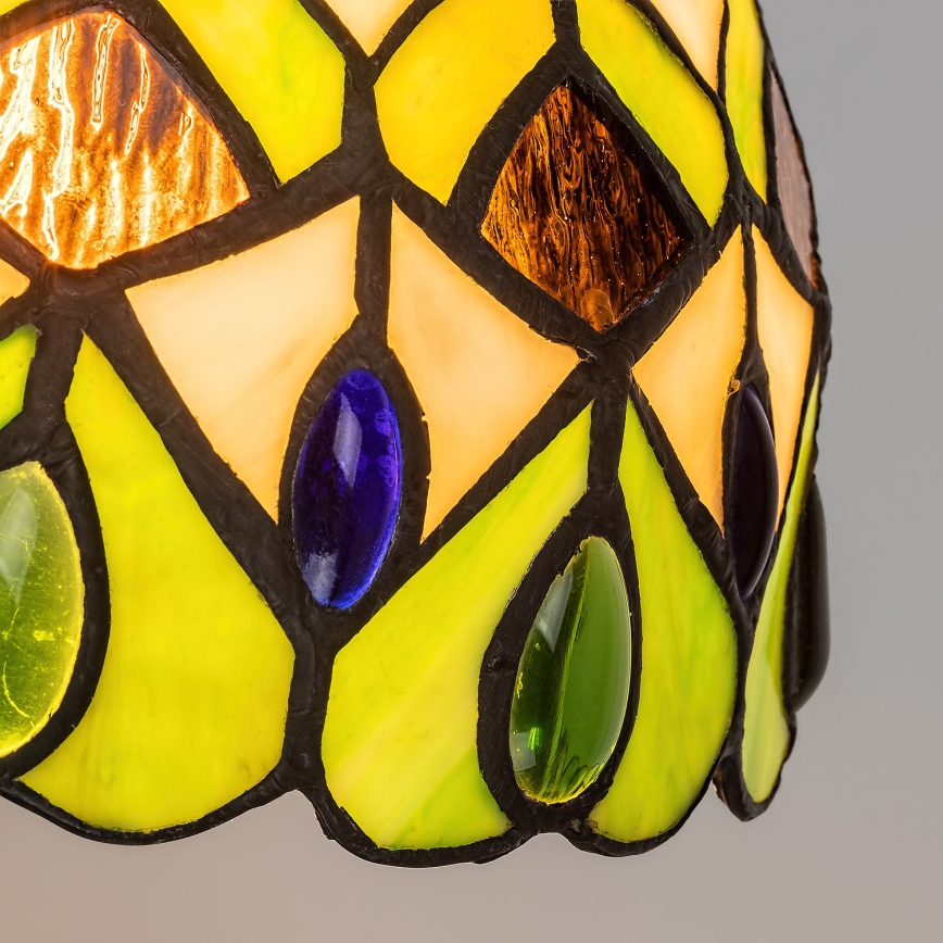 Brilagi - Tiffany vitrāžas sienas lampa MARGARET 1xE27/40W/230V