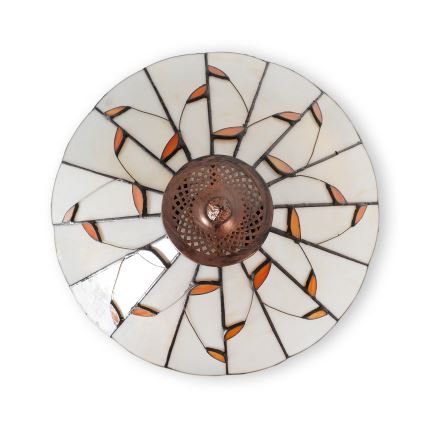 Brilagi - Tiffany vitrāžas stāvlampa FOLIA 2xE27/60W/230V