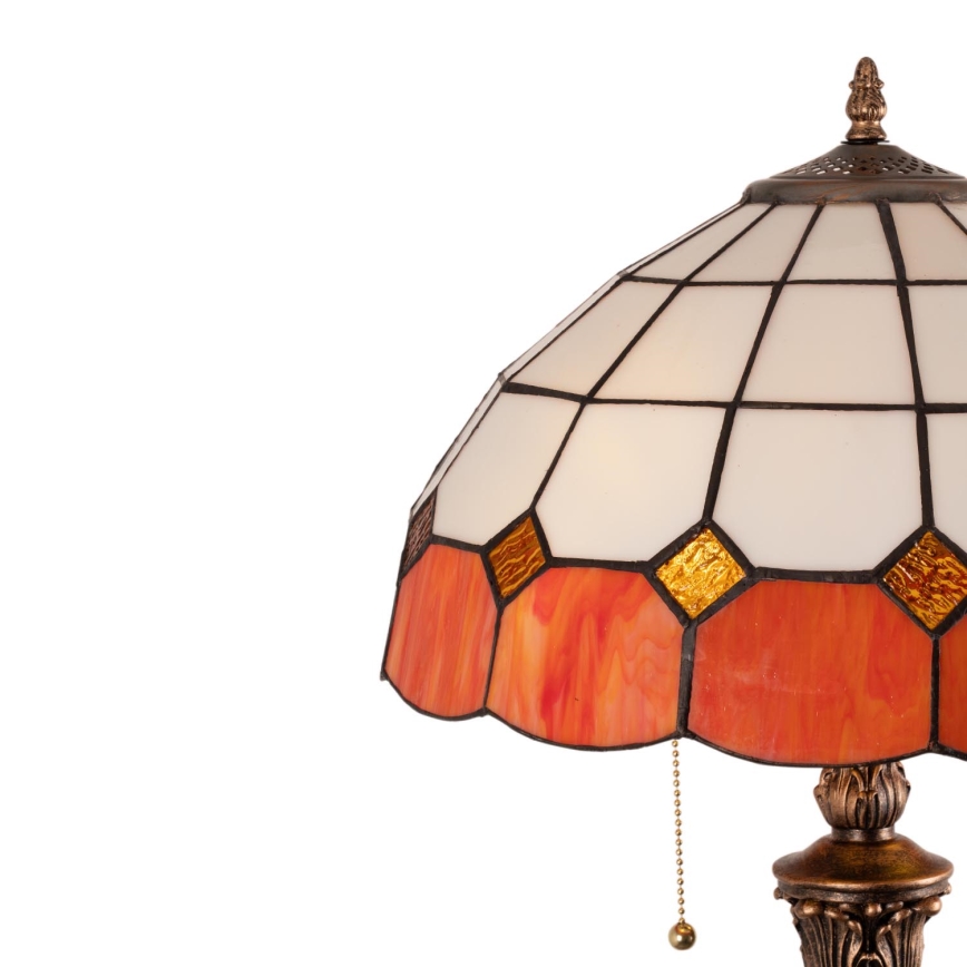 Brilagi - Tiffany vitrāžas stāvlampa SIENNA 2xE27/60W/230V