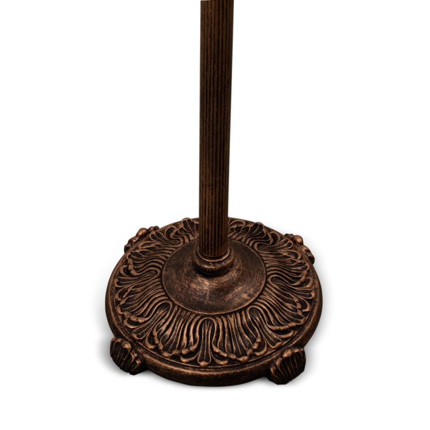 Brilagi - Tiffany vitrāžas stāvlampa SIENNA 2xE27/60W/230V