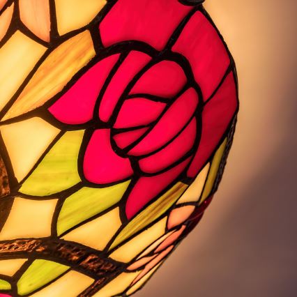 Brilagi - Tiffany vitrāžas stila griestu lampa GARLAN 2xE27/60W/230V