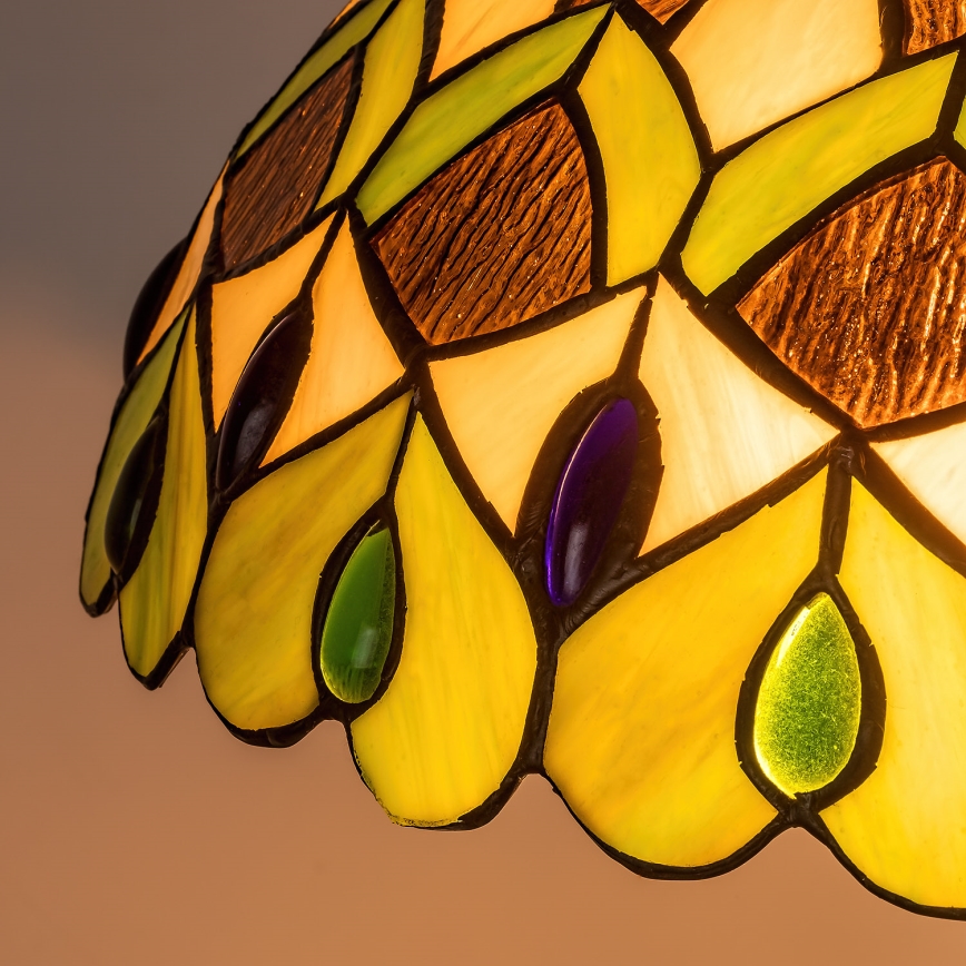 Brilagi - Tiffany vitražēta stāvlampa MARGARET 2xE27/60W/230V