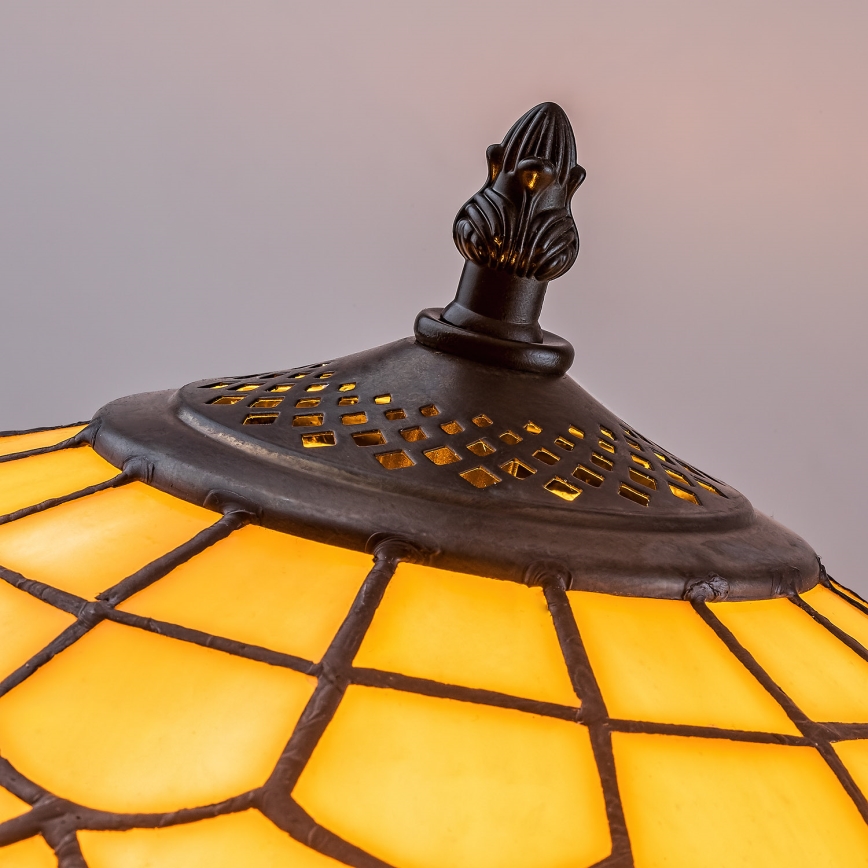 Brilagi - Tiffany vitražēta stāvlampa MARGARET 2xE27/60W/230V