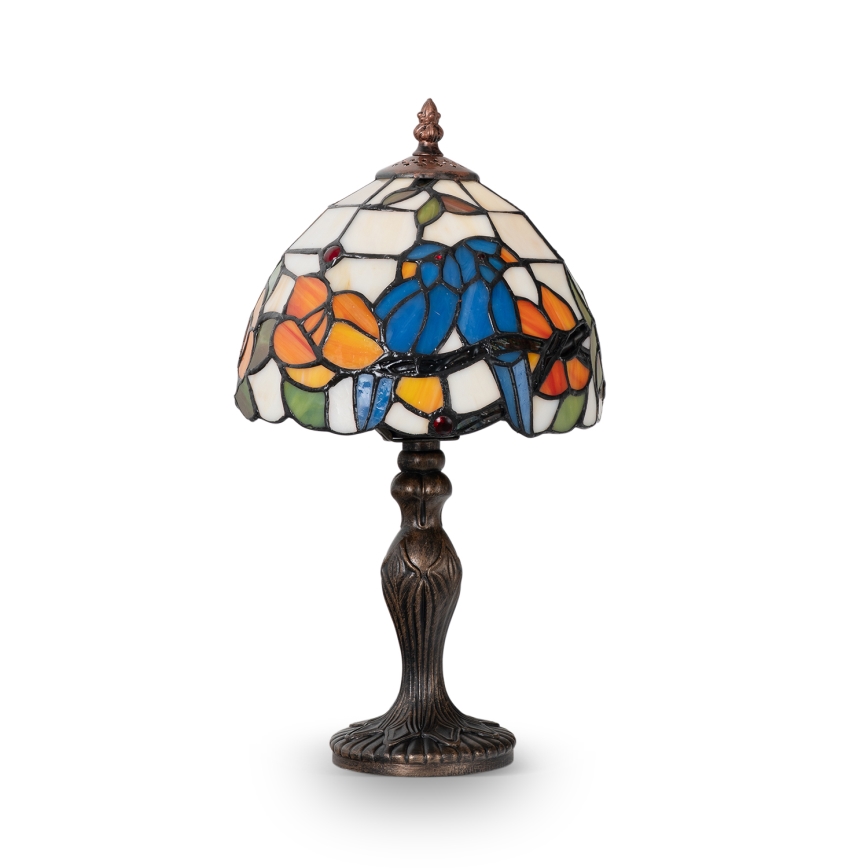 Brilagi - Tiffany vitražveida galda lampa JUNGLE 1xE27/60W/230V