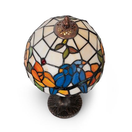 Brilagi - Tiffany vitražveida galda lampa JUNGLE 1xE27/60W/230V
