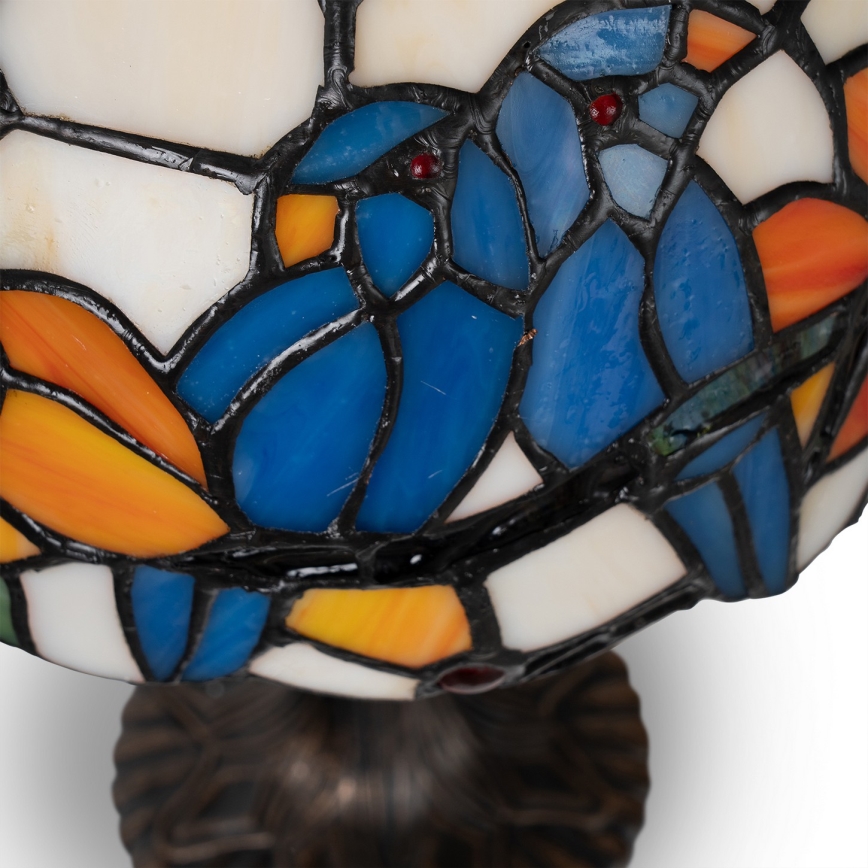 Brilagi - Tiffany vitražveida galda lampa JUNGLE 1xE27/60W/230V