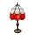 Brilagi - Tiffany vitražveida galda lampa SIENNA 1xE27/60W/230V
