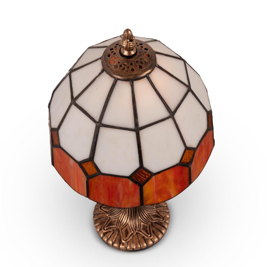 Brilagi - Tiffany vitražveida galda lampa SIENNA 1xE27/60W/230V