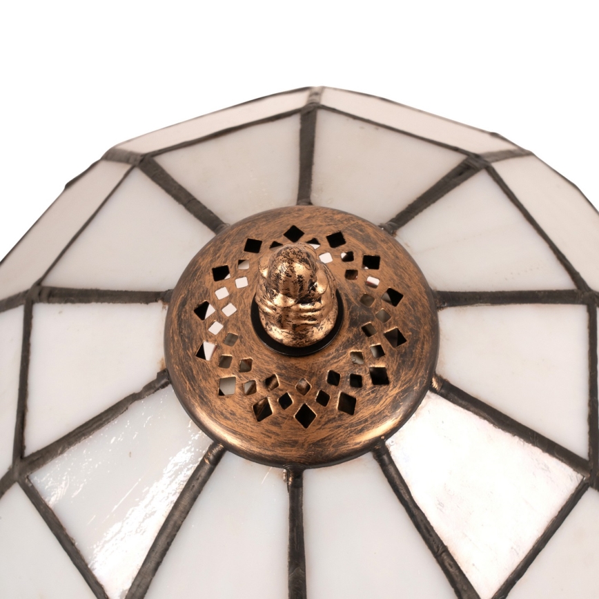 Brilagi - Tiffany vitražveida galda lampa SIENNA 1xE27/60W/230V