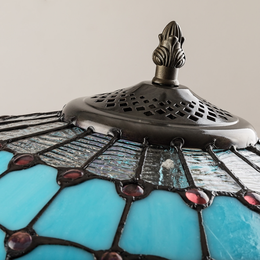 Brilagi - Tiffany vitražveida grīdas lampa LORAS 2xE27/60W/230V