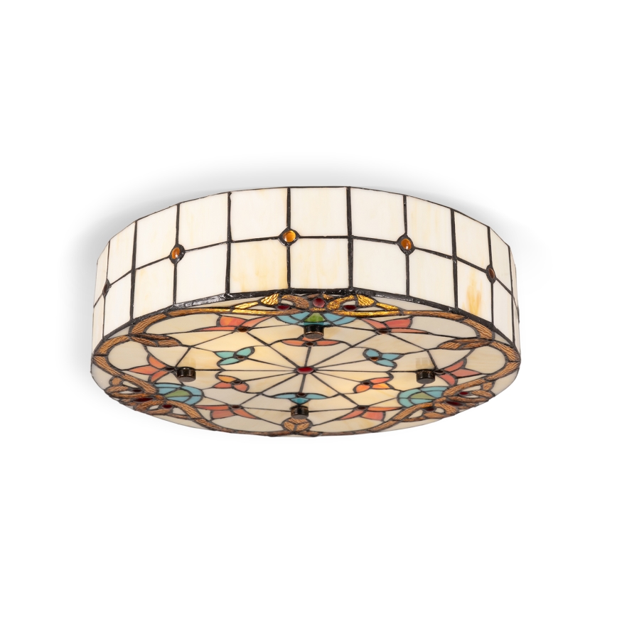 BRILAGI - Tiffany vitražveida griestu gaismeklis MIRABELLA 2xE27/60W/230V Ø 40 cm