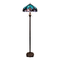 BRILAGI - Tiffany vitražveida stāvlampa CORAL 2xE27/60W/230V