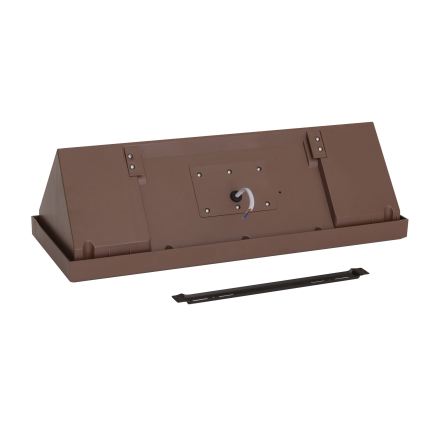 Brilagi - LED āra sienas gaismeklis TRIANGLE LED/42W/230V 3000/4000/6500K 45 cm brūns IP65