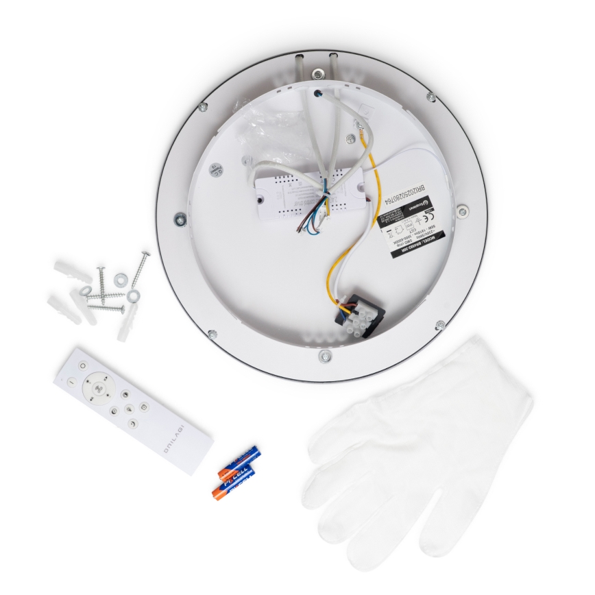 Brilagi - dimmējams LED griestu gaismeklis TRIVARO LED/56W/230V 3000-6000K Ø 30 cm + tālvadības pults