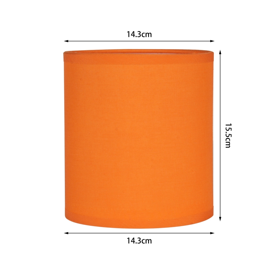 Brilagi - Universālais abažūrs NUBILA E27 15,5x14 cm oranžs
