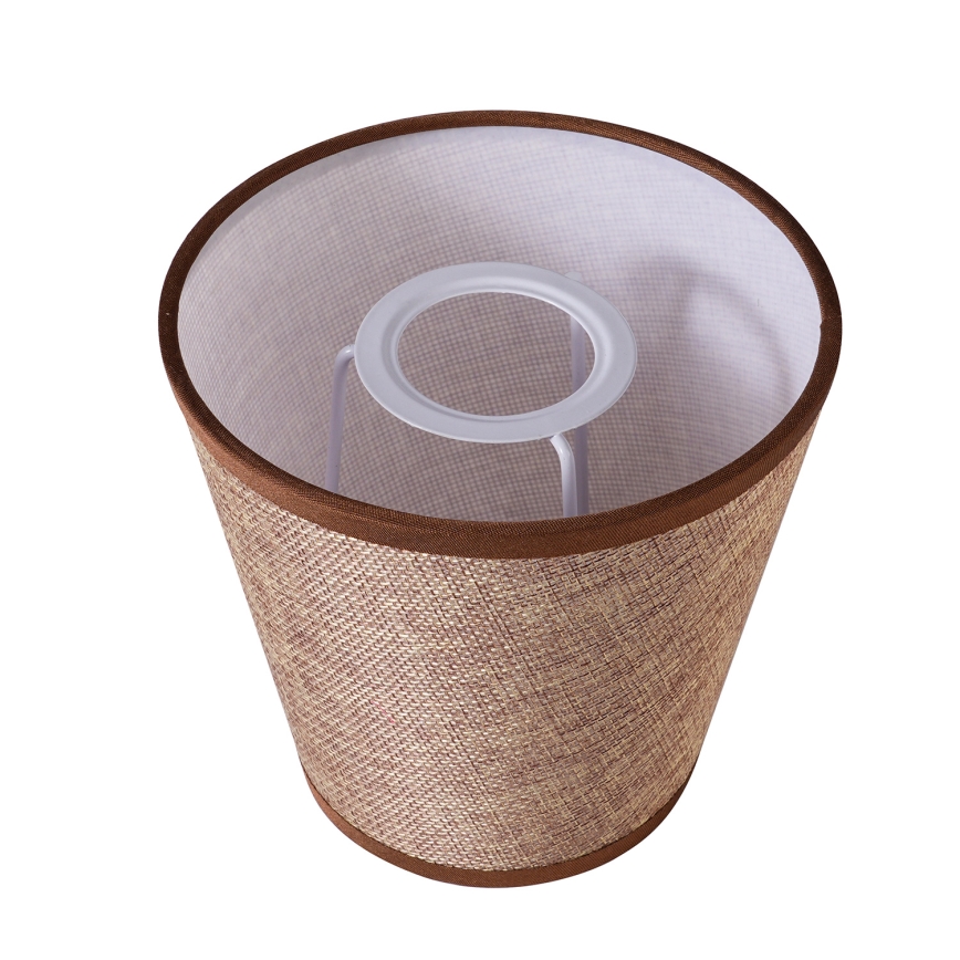 Brilagi - Universāls abažūrs NUBILA E27 13x9 cm brūna