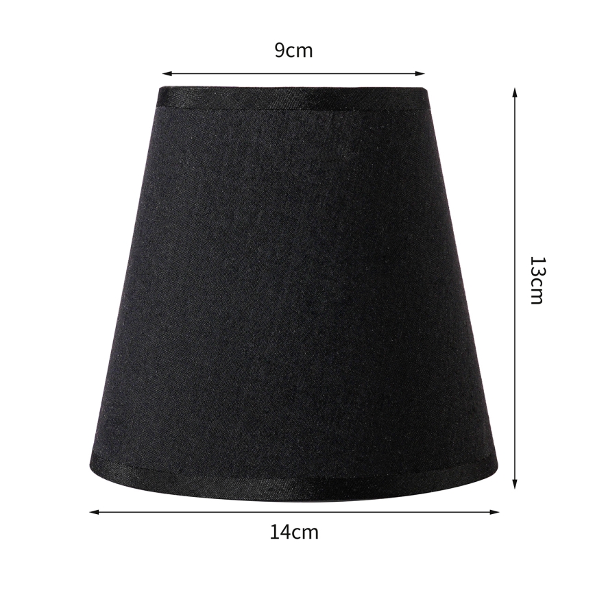 Brilagi - Universāls abažūrs NUBILA E27 13x9 cm melna