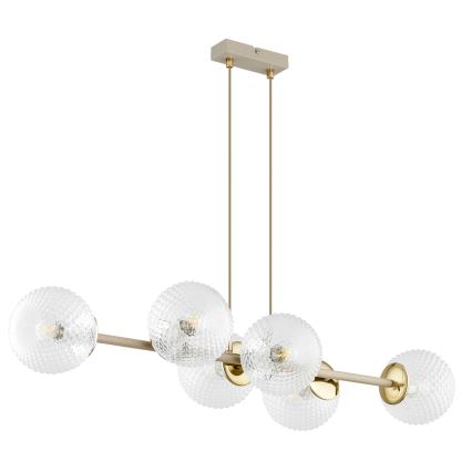 BRILAGI - Universāls rezerves stikls STELLA E27 Ø 15 cm caurspīdīgs/zeltains