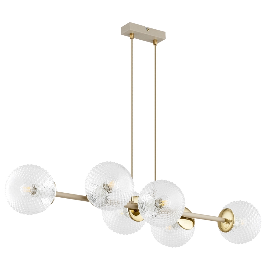 BRILAGI - Universāls rezerves stikls STELLA E27 Ø 15 cm caurspīdīgs/zeltains
