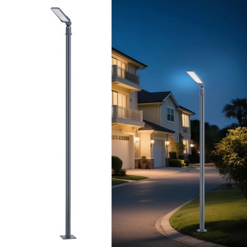 Brilagi - URBANLIGHT LED āra ielu lampa ar 3 m stabu un locītavu LED/50W/230V antracīts IP65