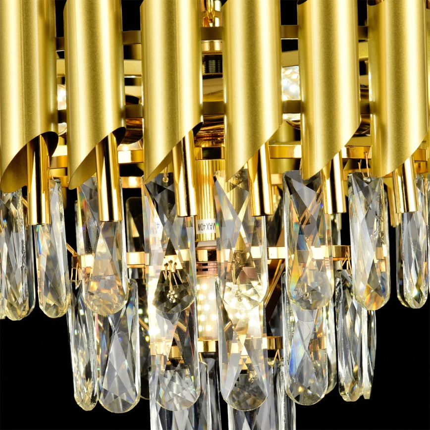 Brilagi - Uz virsmas montējama griestu lampa ECLIPSE 5xE14/10W/230V Ø 38 cm zelta