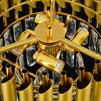 Brilagi - Uz virsmas montējama griestu lampa ECLIPSE 5xE14/10W/230V Ø 38 cm zelta