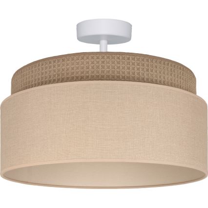 Brilagi - Uz virsmas montējamā griestu lampa PADOVA 1xE27/60W/230V Ø 40 cm, bēša
